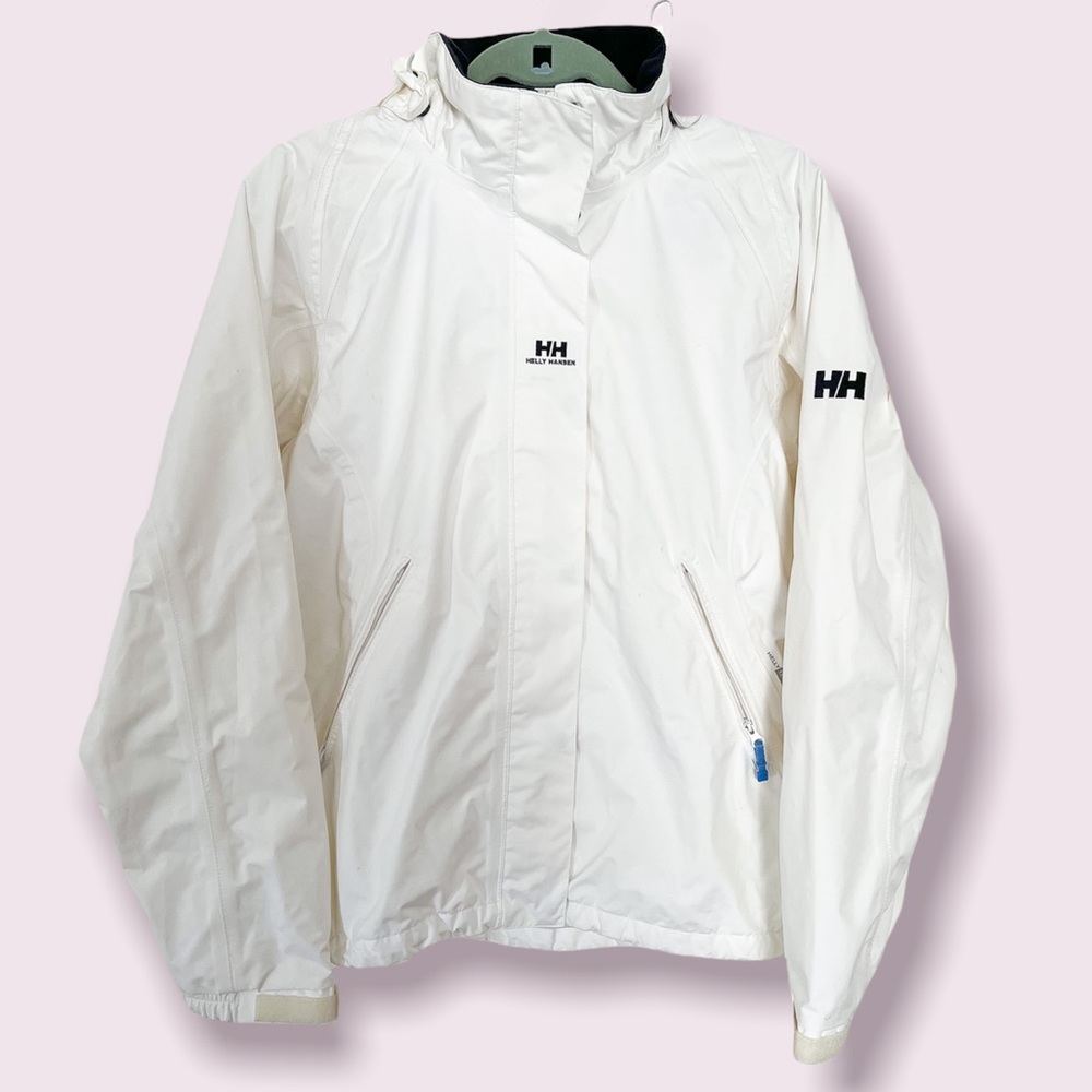 Helly Hansen Waterproof Jacket - White - Medium - image 1